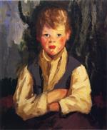 Robert Henri  - Bilder Gemälde - The Little Irishman