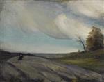 Robert Henri  - Bilder Gemälde - The March Wind