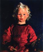 Robert Henri  - Bilder Gemälde - The Wee Woman