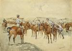 Frederic Remington - Bilder Gemälde - A Call to Arms