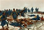 Frederic Remington - Bilder Gemälde - Battle of War Bonnet Creek
