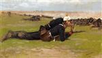 Frederic Remington - Bilder Gemälde - Field Drill for the Prussian Infantry
