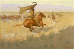 Frederic Remington  - Bilder Gemälde - Horse Thieves