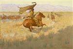 Frederic Remington  - Bilder Gemälde - Horse Thieves