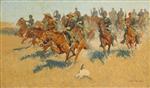 Frederic Remington  - Bilder Gemälde - On the Southern Plains