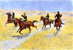 Frederic Remington  - Bilder Gemälde - The Advance