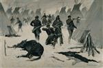 Frederic Remington  - Bilder Gemälde - The Defeat of Crazy Horse