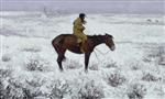 Frederic Remington  - Bilder Gemälde - The Herd Boy