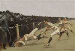 Frederic Remington  - Bilder Gemälde - Touchdown