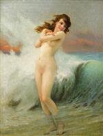 Guillaume Seignac - Bilder Gemälde - A Water Nymph