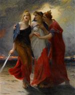 Guillaume Seignac - paintings - Belgium, France, and England Before the German Invasion