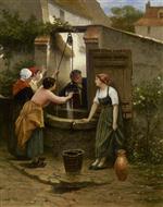 Guillaume Seignac - Bilder Gemälde - By the Well