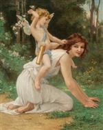 Guillaume Seignac - paintings - Cupid and Venus