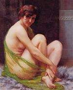 Guillaume Seignac - paintings - La Paresseuse