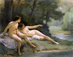 Guillaume Seignac - paintings - Nudes in the Woods