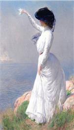 Joseph DeCamp - paintings - Farewell