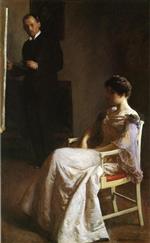 Joseph DeCamp - Bilder Gemälde - In the Studio