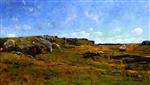 Joseph DeCamp - paintings - Moorland Path, Cape Ann, Massachusetts