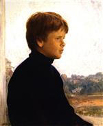 Joseph DeCamp - Bilder Gemälde - Portrait of a Boy (Ted)