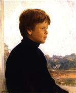 Joseph DeCamp - paintings - Portrait of a Boy (Ted)