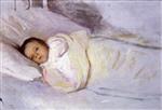 Joseph DeCamp - paintings - Portrait of the Artist's Daughter