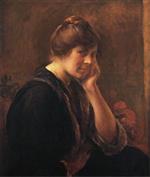 Joseph DeCamp - paintings - The Guitar Player