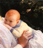 Joseph DeCamp  - Bilder Gemälde - Theodore Lambert DeCamp as an Infant