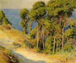 Joseph DeCamp  - Bilder Gemälde - Trees Along the Coast