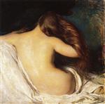 Joseph DeCamp  - Bilder Gemälde - Woman Drying Her Hair