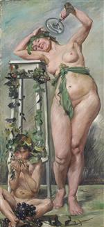 Lovis Corinth - Bilder Gemälde - Bacchante