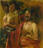 Lovis Corinth - Bilder Gemälde - Bacchantenpaar