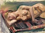 Lovis Corinth - Bilder Gemälde - Female Half-Nude