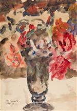 Lovis Corinth  - Bilder Gemälde - Flowers in a Vase