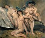 Lovis Corinth  - Bilder Gemälde - Group of Women