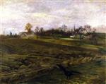 Bild:Large Landscape with Ravens