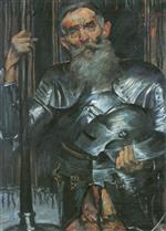 Lovis Corinth  - Bilder Gemälde - Old Man in Armour