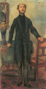 Lovis Corinth  - Bilder Gemälde - Portrait of Alfred Kerr