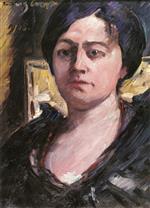 Lovis Corinth  - Bilder Gemälde - Portrait of Charlotte Corinth