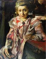 Lovis Corinth  - Bilder Gemälde - Portrait of Frau Hedwig Berend, 'Rosa Matinee'