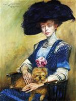Lovis Corinth  - Bilder Gemälde - Portrait of Frau Luther