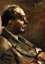 Lovis Corinth  - Bilder Gemälde - Portrait of Herbert Eulenberg