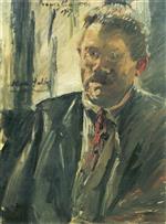 Lovis Corinth  - Bilder Gemälde - Portrait of Max Halbe