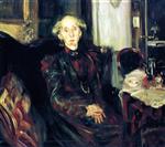 Lovis Corinth  - Bilder Gemälde - Portrait of Rosenhagen's Mother