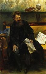Lovis Corinth  - Bilder Gemälde - Portrait of the Poet Peter Hille