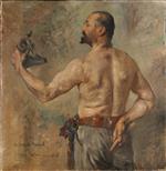Lovis Corinth  - Bilder Gemälde - Portrait of the Sculptor Friedrich