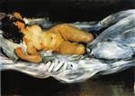 Lovis Corinth  - Bilder Gemälde - Reclining Nude