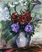 Lovis Corinth  - Bilder Gemälde - Roman Flowers in a Jug