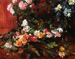 Lovis Corinth  - Bilder Gemälde - Roses