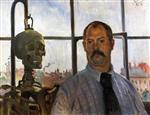 Bild:Self Portrait with Skeleton