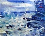 Lovis Corinth  - Bilder Gemälde - Storm at Capo d'Ampeglio